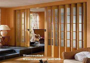 Vouwwand Vouwdeur Harmonicadeur Schuifdeur deur, Kunststof, Schuifdeur, 80 tot 100 cm, Binnendeur