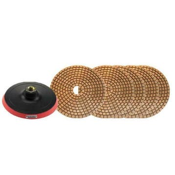150mm Complete set 5 koper pads incl. 10mm Foam padhouder, Ophalen of Verzenden, Nieuw