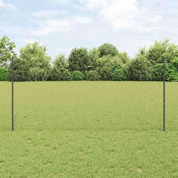 vidaXL zeshoekig gaasgek met palen 10 x 1,2 m PVC-Coated, Verzenden, Nieuw, IJzer