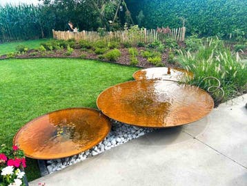 Gofire Soho Waterschaal cortenstaal 120 cm - UITVERKOOP, Verzenden, Nieuw