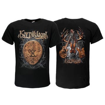 Korpiklaani Shaman Drum T-Shirt, Verzenden, Nieuw
