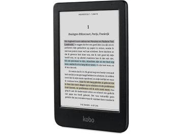 Kobo -  E-reader  - 6 Inch - 16 Gb  - Zwart, Computers en Software, E-readers, Verzenden, 6 inch of minder, Wi-Fi, 16 GB of meer