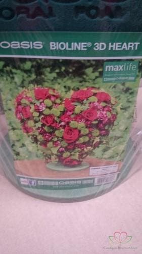 Oasis® Bioline 3D Hart oase voor verse bloemen, Ophalen of Verzenden, Nieuw