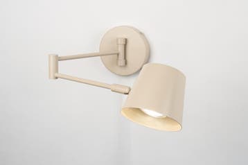 Rietveld Wandlampen - Beige, Zand - Metaal, Verzenden, Nieuw