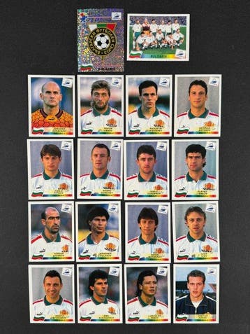 1998 Panini France 98 World Cup, Bulgaria complete team, Nieuw