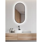 Wiesbaden Nomi Spiegel met Lijst - Ovaal met LED - Dimbaar, Ophalen of Verzenden, Nieuw