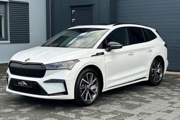 Zakelijke Lease |  Škoda Enyaq iV 60 Sportline, Automaat, Gebruikt, Zwart, Overige brandstoffen