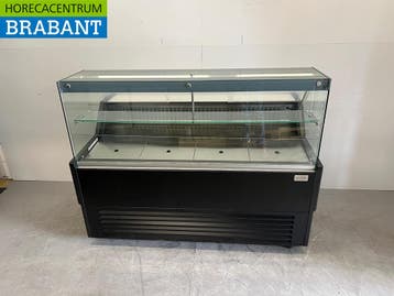 Combisteel Verrijdbare Snackvitrine Vitrine 159 cm 230V, Zakelijke goederen, Horeca | Keukenapparatuur, Ophalen of Verzenden, Nieuw zonder verpakking