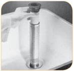 Geperforeerde RVS standpijp 11/2 | H=305 mm HorecaTraders, Verzenden, Nieuw in verpakking