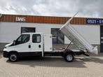 Iveco Daily 35C14D euro 6 / DC 6 persoons / JPM kipper / vas, Stof, Gebruikt, Euro 6, Iveco