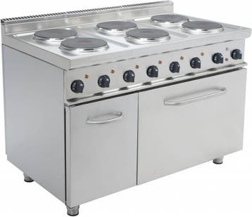 Elektrisch Fornuis met oven | 400V Saro, Verzenden, Nieuw in verpakking