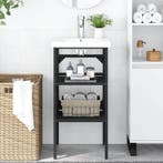 Wastafel onderstel zwart - Retourdeal, 34% goedkoper!, Huis en Inrichting, Badkamer | Badkamermeubels, Minder dan 50 cm, Ophalen of Verzenden