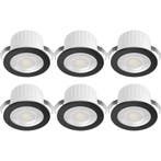 LED Veranda Spot Verlichting 6 Stuks - Brinton Glowix - 3W, Ophalen of Verzenden, Nieuw, Plafondspot of Wandspot, Led