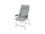 Bo Camp badstof stoelhoes gepolsterd m licht grijs, Nieuw