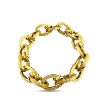 Armband - 18 karaat Geel goud, 18K geelgoud armband met, Nieuw