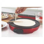 SwissHome crêpe maker 1000W SH-6725 rood, Ophalen of Verzenden, Nieuw