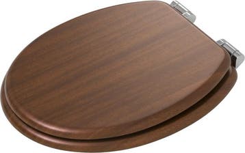 Tiger Douglas - WC bril - Soft Close - MDF / FSC - Walnoot, Verzenden, Nieuw