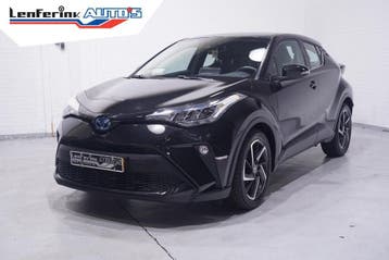 Toyota C-HR 1.8 Hybr. Dynamic 29.564 km NAP Apple/Android, Auto's, Gebruikt, Leder en Stof, Zwart, Origineel Nederlands