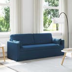 vidaXL Bank Blauw 198 x 78 x 80 cm Stof, Huis en Inrichting, Banken | Bankstellen, Verzenden, Nieuw, Stof, Minder dan 150 cm