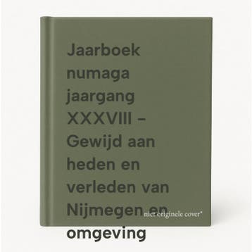 Jaarboek numaga jaargang XXXVIII - Gewijd aan heden en, Boeken, Verzenden, Zo goed als nieuw