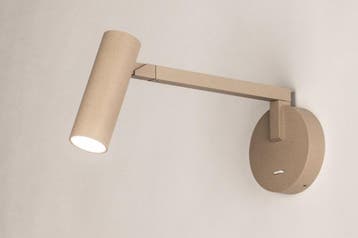Rietveld Wandlampen - Taupe - Metaal, Aluminium, Verzenden, Nieuw