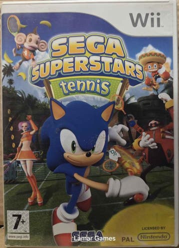 Sega Superstars Tennis (wii used game), Ophalen of Verzenden, Zo goed als nieuw