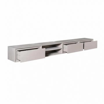 Zwevend tv meubel Ambiance Taupe | 240 cm | Starfurn, Ophalen of Verzenden, Nieuw