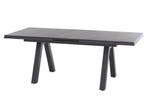 Tuintafel Lessina Uitschuifbaar 200-260 x 100 cm - Antraciet, Tuin en Terras, Tuintafels, Ophalen of Verzenden, Nieuw