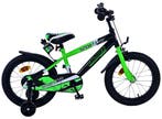 Volare Sportivo Kinderfiets - Jongens - 16 inch - Groen Zwar, Overige merken, Zijwieltjes, 16 tot 20 inch, Nieuw