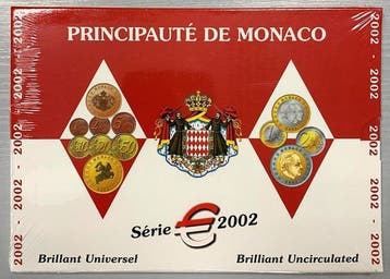 Monaco. Year Set (BU) 2002