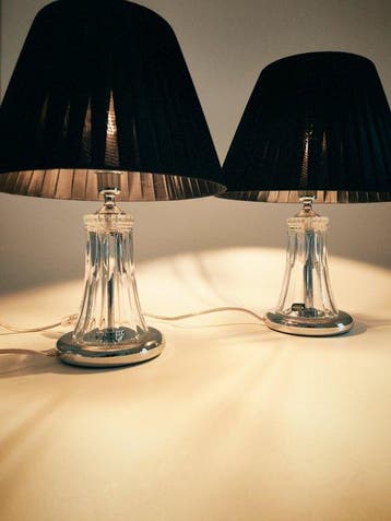SECOLOVENTESIMO - Lamp (2) - Kristal, Chroom, Antiek en Kunst