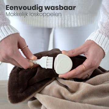 2dekans | Auronic Elektrische Warmtedeken - Bovendeken - 2, Ophalen of Verzenden, Zo goed als nieuw