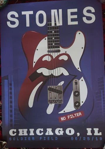 Anonymous - Rolling Stones concierto Chicago gira No Filter