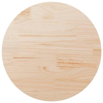 vidaXL Tafelblad Ø90x2,5 cm massief grenenhout, Huis en Inrichting, Tafels | Eettafels, Verzenden, Nieuw