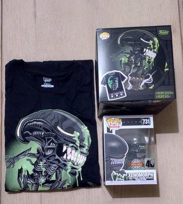 Funko - Funko Pop - 731 & Tee Alien Box 40th Anniversary