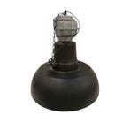 Hanglamp industria gunmetal white, metaal, industrieel,, Ophalen of Verzenden