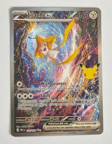 Pokémon Card 30th Celebration - Jirachi ex 155/128, Nieuw