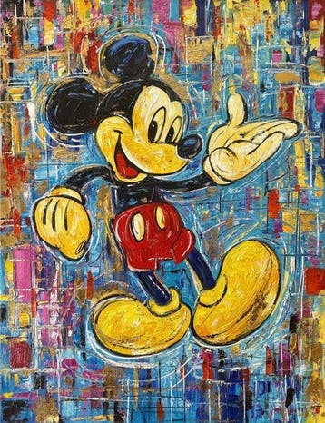 Nguyn V.L - The Mickey Legacy (09) 80 60 cm - No Reserve
