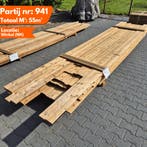 Thermo Vuren Geschaafde Plank 3300-4800x66-100x18mm, Ophalen of Verzenden, Nieuw