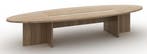 Executive vergadertafel, 420x138cm, natuur eiken, Overige plaatsen, Ophalen of Verzenden, Nieuw in verpakking, Kast
