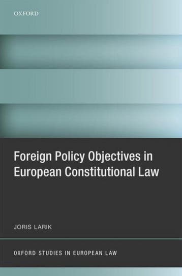 9780198736394 Policy Objectives In European Law, Verzenden, Zo goed als nieuw, Joris Larik
