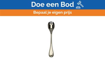 Bieden: Christofle Stainless Steel Salad Serving Spoon Tyro, Ophalen of Verzenden, Nieuw
