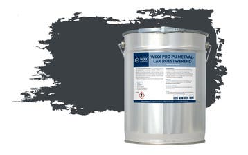 Wixx PRO PU Metaallak Roestwerend RAL 7016 | Antracietgrijs, Verzenden, Nieuw, Lak, Grijs