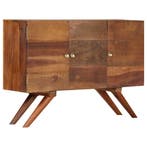 vidaXL Dressoir 110x30x75 cm massief gerecycled hout bruin, Huis en Inrichting, Kasten | Dressoirs, 100 tot 150 cm, Verzenden