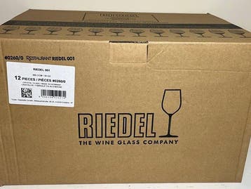 Riedel - Wijnglas (12) - Restaurant 001 - Kristal, Nieuw