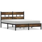 Eiken Bedframe 140x200 | Tweedekansje OP=OP, Huis en Inrichting, Slaapkamer | Bedden, Verstelbaar, Bruin, Klassiek, Nieuw