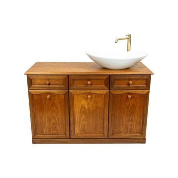 Badkamermeubel | Vintage | Teak |  4271, Minder dan 50 cm, 75 cm of meer, Ophalen of Verzenden, Zo goed als nieuw