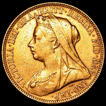 Verenigd Koninkrijk. Victoria. Sovereign 1895. Older crowned