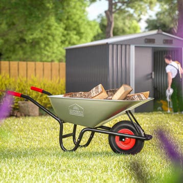 Kruiwagen Metaal 100L max 250kg (Tuingereedschap, Tuinieren), Verzenden, Nieuw