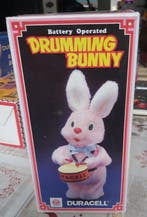 Duracell - Figuur - Drumming Bunny Duracell - Textiel,